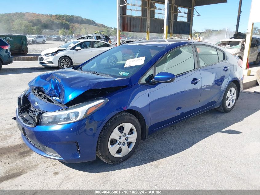 3KPFK4A76JE219836 2018 Kia Forte Lx