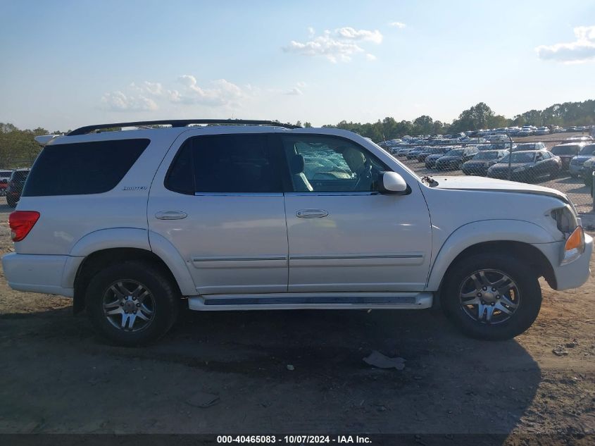 2005 Toyota Sequoia Limited V8 VIN: 5TDBT48A85S246612 Lot: 40465083