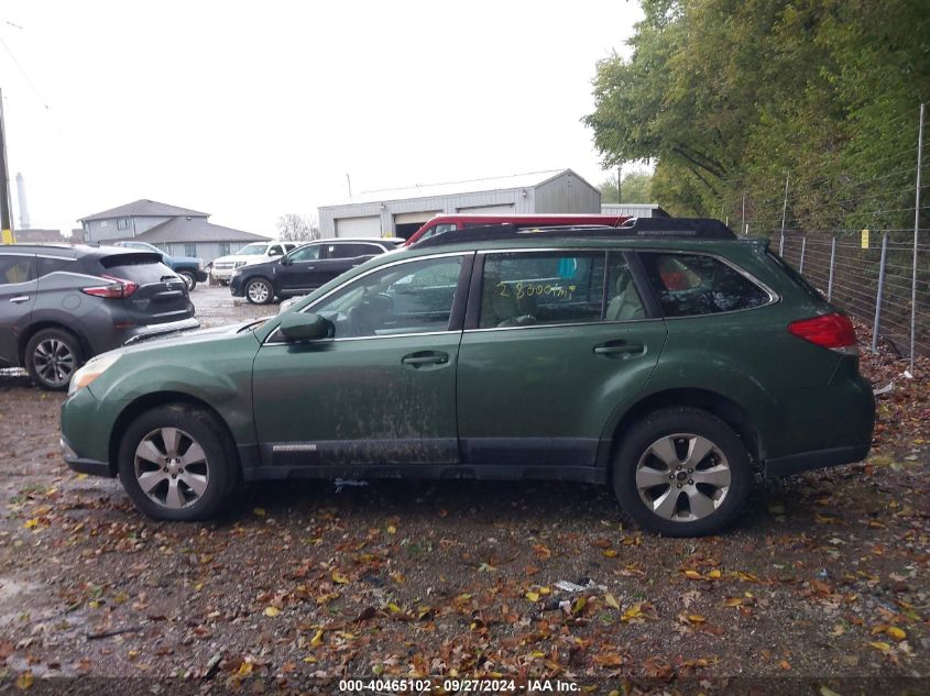 2012 Subaru Outback 2.5I VIN: 4S4BRCAC7C3262900 Lot: 40465102