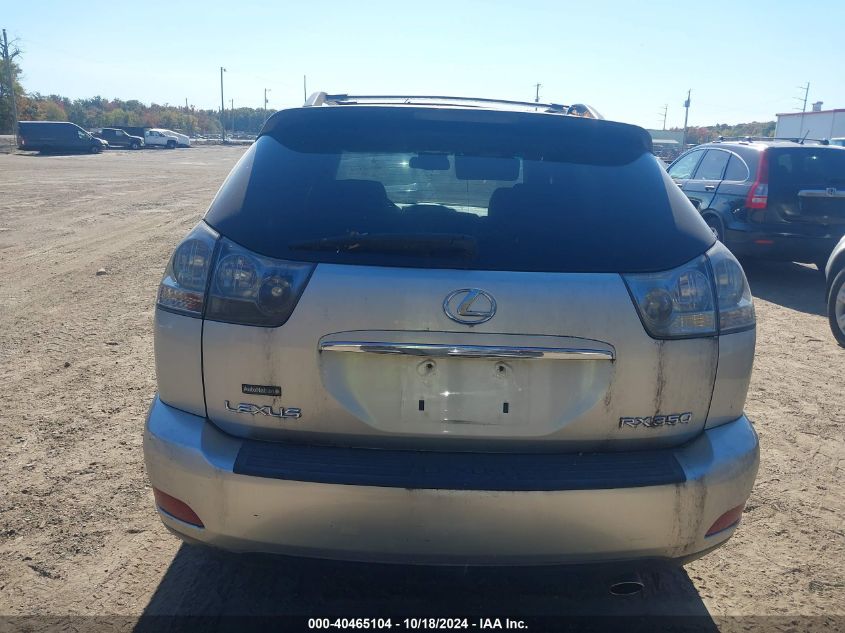 2008 Lexus Rx 350 VIN: 2T2GK31U48C056418 Lot: 40465104