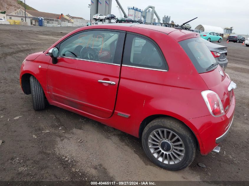 2012 Fiat 500 Lounge VIN: 3C3CFFCR3CT173094 Lot: 40465117