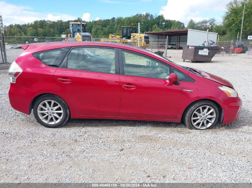 2012 Toyota Prius V Five VIN: JTDZN3EU3C3128242 Lot: 40465159