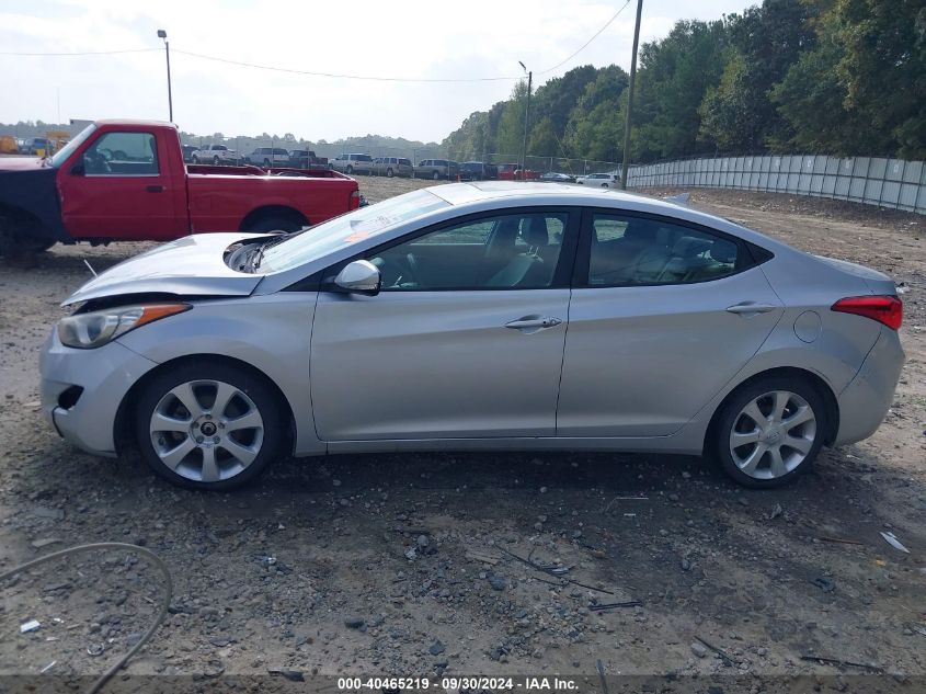 2013 Hyundai Elantra Limited VIN: 5NPDH4AE7DH270797 Lot: 40465219