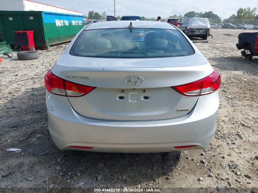 2013 Hyundai Elantra Limited VIN: 5NPDH4AE7DH270797 Lot: 40465219