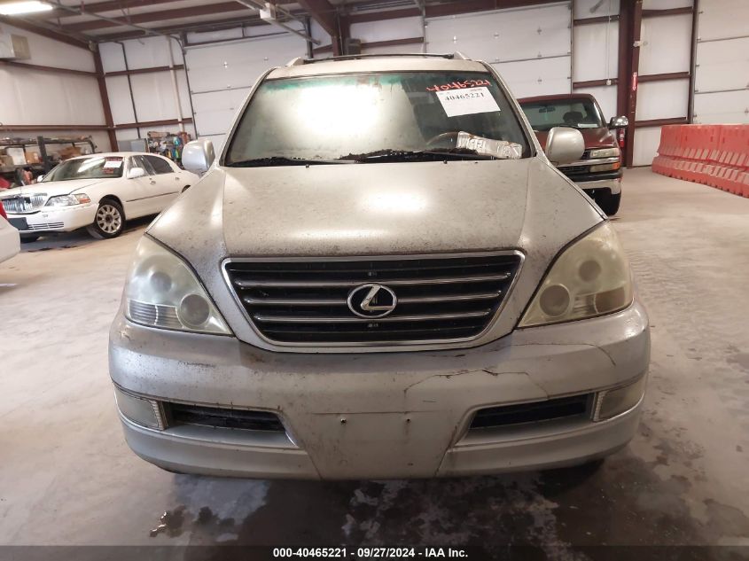 2004 Lexus Gx 470 VIN: JTJBT20X740043665 Lot: 40465221