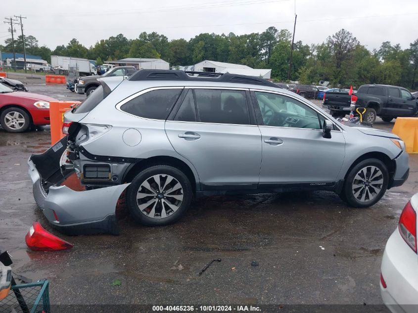 2017 Subaru Outback 2.5I Limited VIN: 4S4BSANC4H3424038 Lot: 40465236