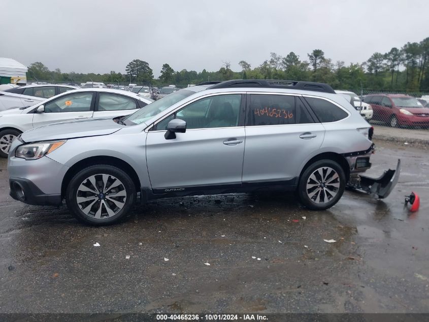 2017 Subaru Outback 2.5I Limited VIN: 4S4BSANC4H3424038 Lot: 40465236