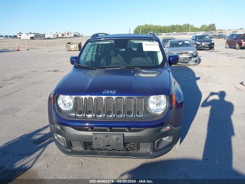 2017 Jeep Renegade Latitude VIN: ZACCJBBB6HPF19211 Lot: 40465274