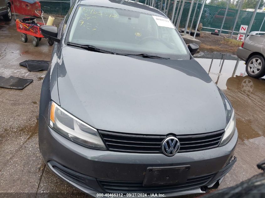 3VW2K7AJXDM240224 2013 Volkswagen Jetta 2.0L S