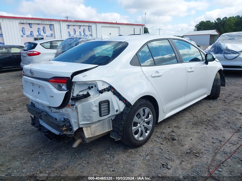 VIN 5YFEPMAE0MP200407 2021 TOYOTA COROLLA LE