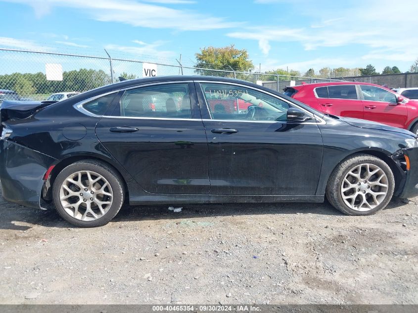 2015 Chrysler 200 C VIN: 1C3CCCEG2FN668751 Lot: 40465354