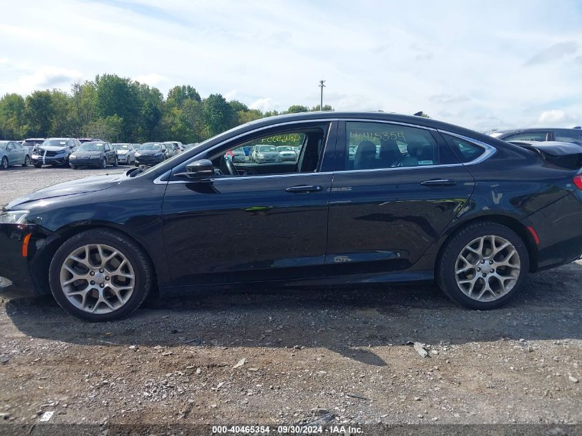 2015 Chrysler 200 C VIN: 1C3CCCEG2FN668751 Lot: 40465354