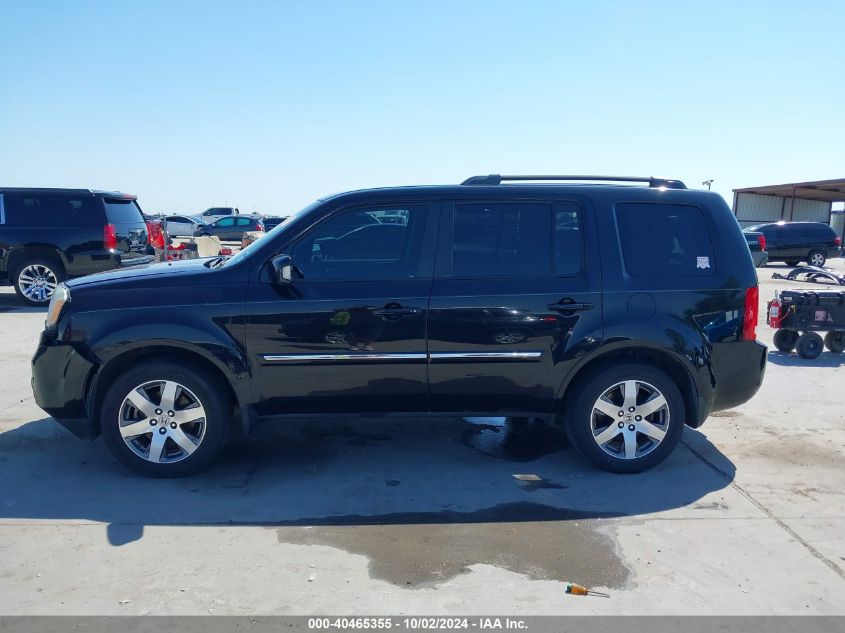 2014 Honda Pilot Touring VIN: 5FNYF4H95EB041647 Lot: 40465355