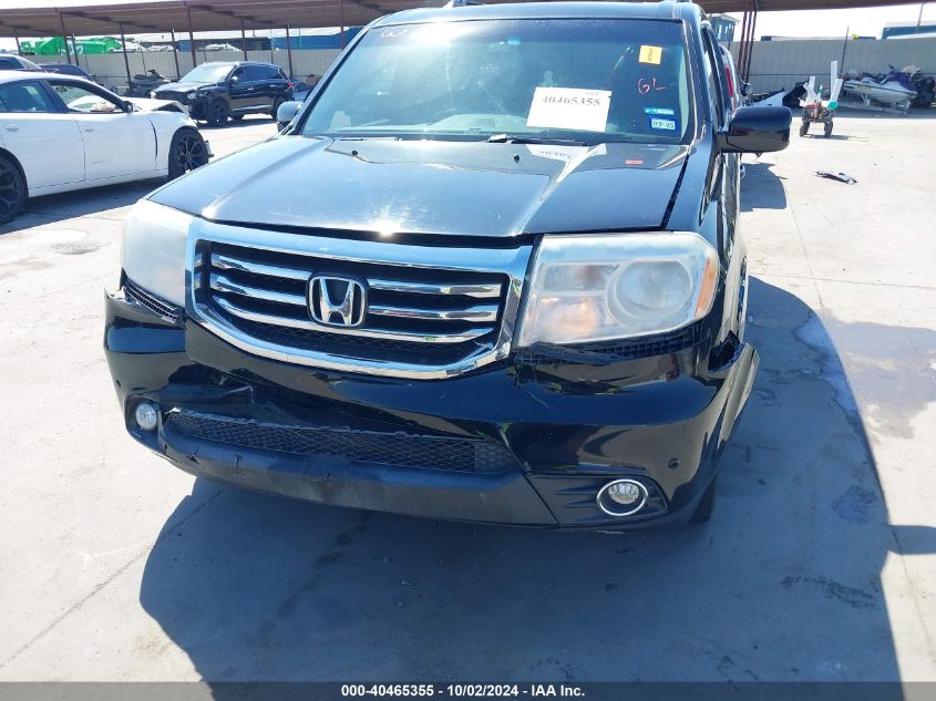 2014 Honda Pilot Touring VIN: 5FNYF4H95EB041647 Lot: 40465355