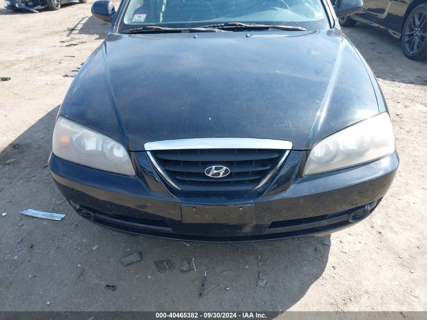 2006 Hyundai Elantra Gls/Limited VIN: KMHDN46D96U365214 Lot: 40465382