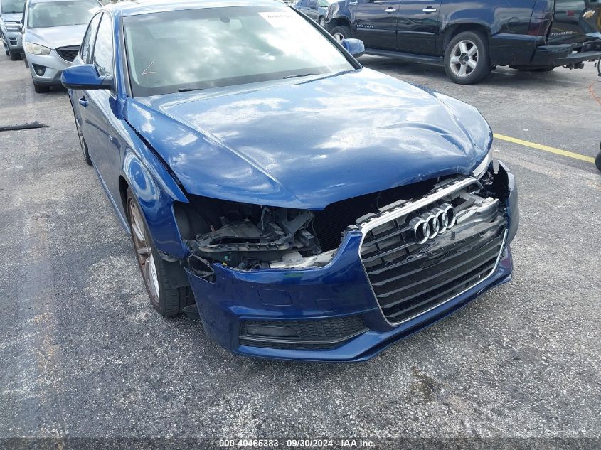 2014 Audi A4 2.0T Premium VIN: WAUFFAFL5EN023474 Lot: 40465383