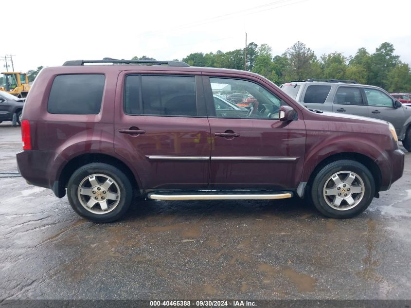 2010 Honda Pilot Touring VIN: 5FNYF4H82AB030641 Lot: 40465388