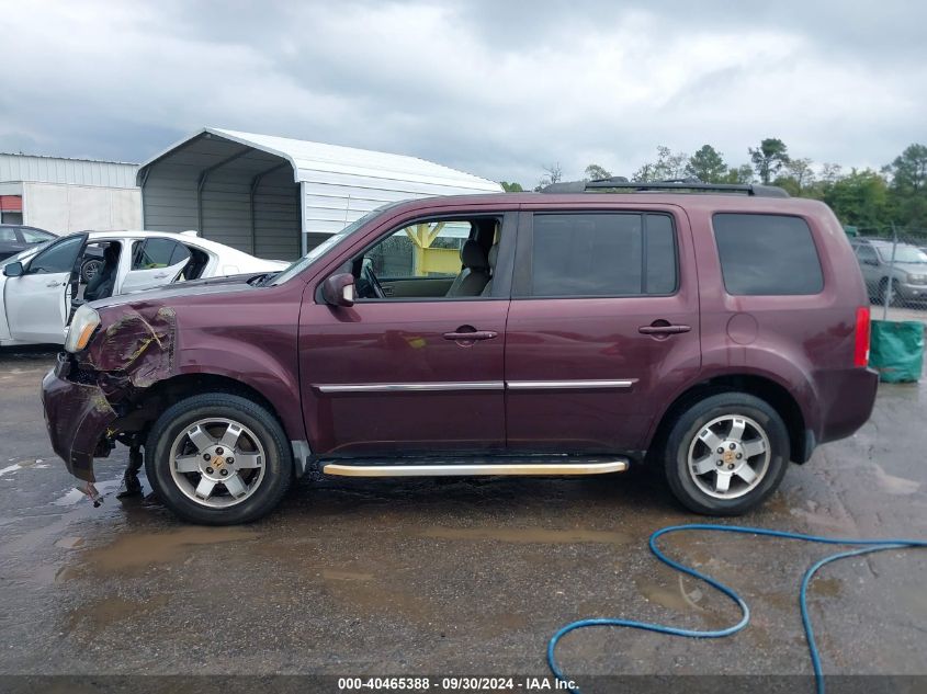 2010 Honda Pilot Touring VIN: 5FNYF4H82AB030641 Lot: 40465388