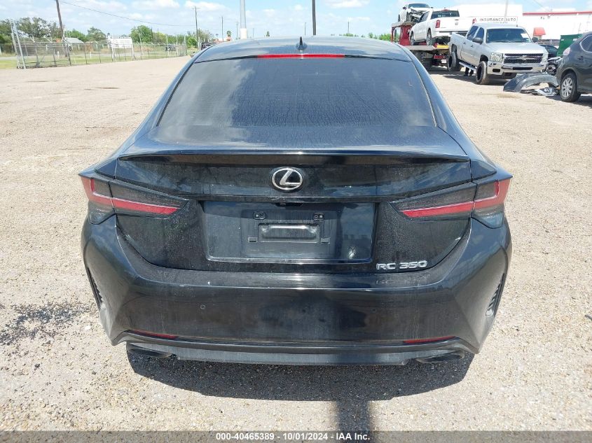 2019 Lexus Rc 350 VIN: JTHHZ5BC6K5019881 Lot: 40465389