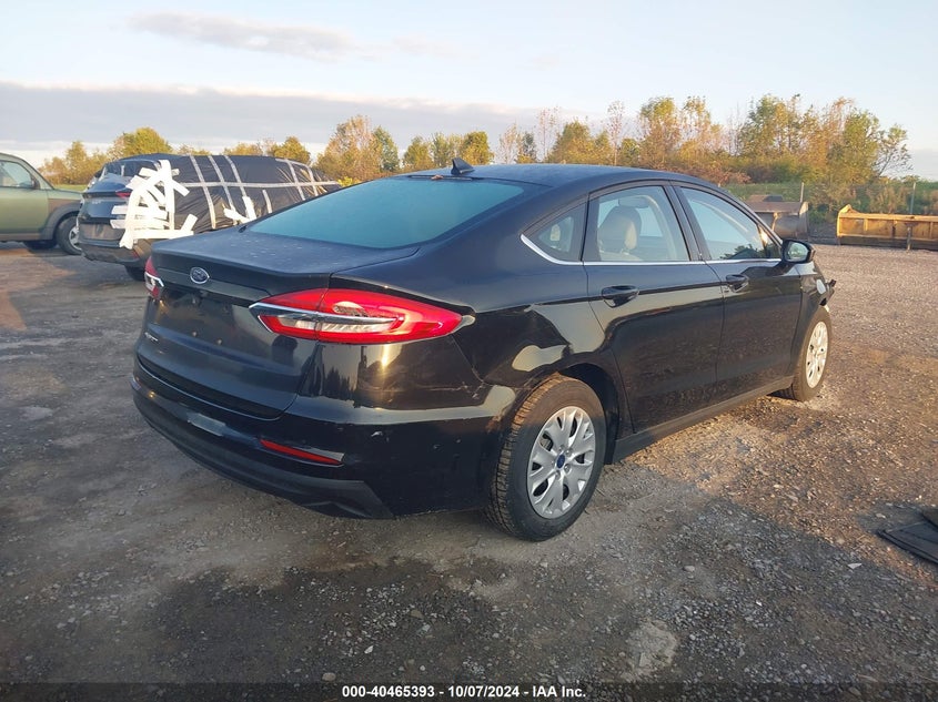 VIN 3FA6P0G74LR178383 2020 FORD FUSION S