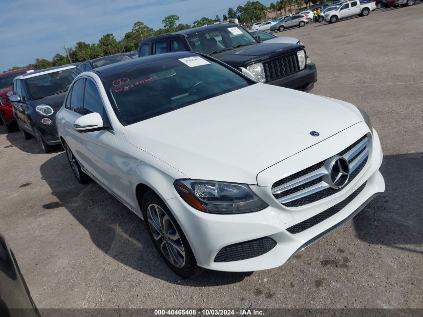 VIN WDDWF4KB1JR328092 2018 Mercedes-Benz C 300, 4Matic no.1