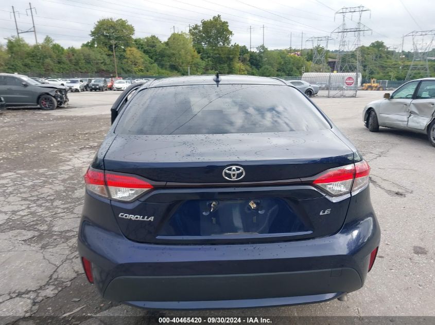 2021 Toyota Corolla Le VIN: JTDEPMAE3MJ144323 Lot: 40465420