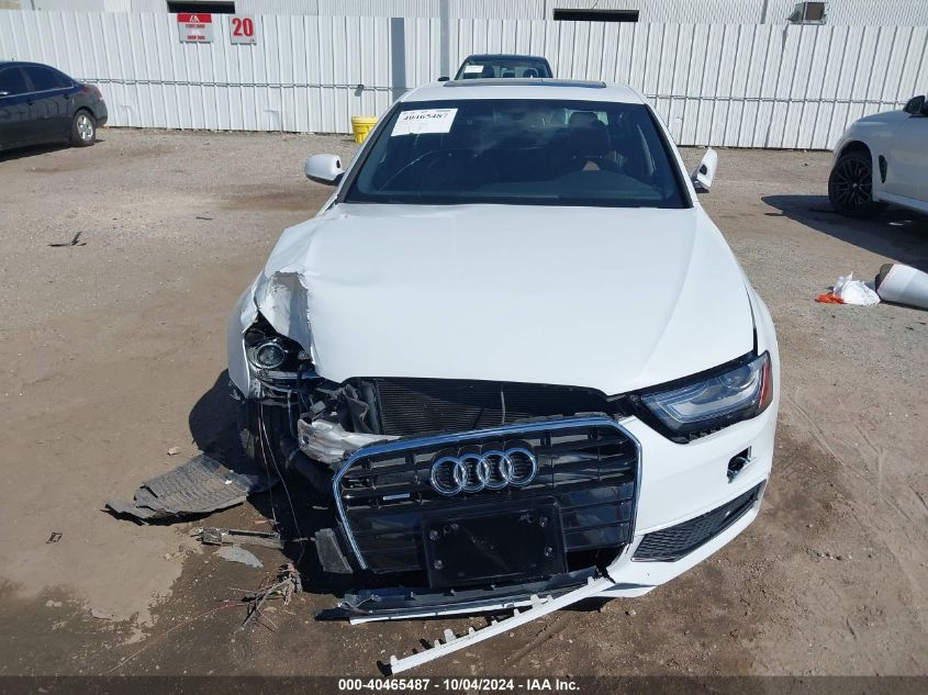 2015 Audi A4 2.0T Premium VIN: WAUFFAFLXFN017574 Lot: 40465487