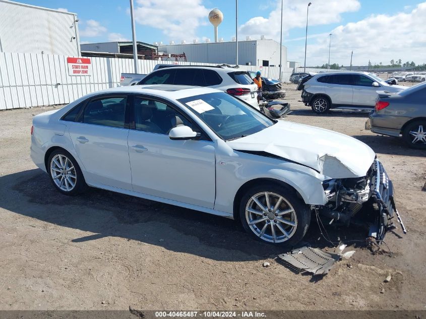 2015 Audi A4 2.0T Premium VIN: WAUFFAFLXFN017574 Lot: 40465487