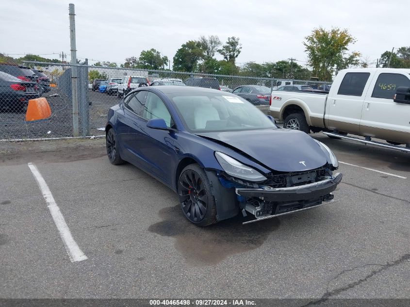 5YJ3E1EC4NF263740 2022 TESLA MODEL 3 - Image 1