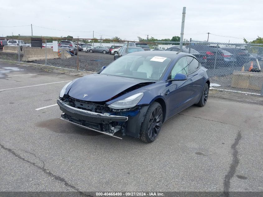 5YJ3E1EC4NF263740 2022 TESLA MODEL 3 - Image 2