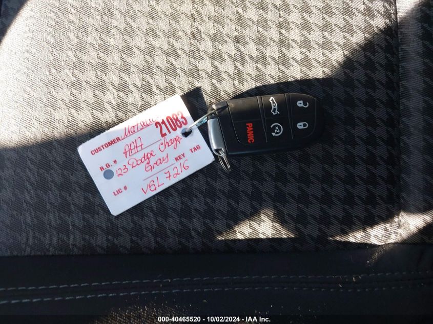 2C3CDXBG0PH656763 2023 Dodge Charger Sxt