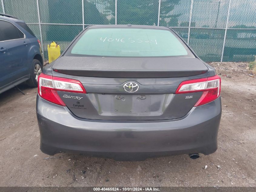 2012 Toyota Camry Se/Le/Xle VIN: 4T1BF1FK4CU126988 Lot: 40465524