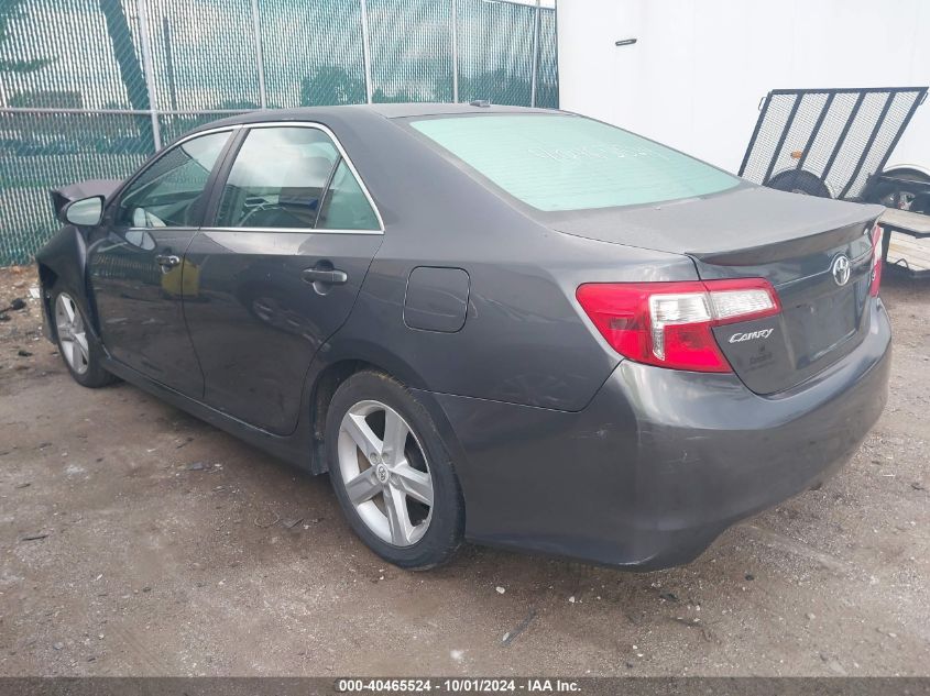 2012 Toyota Camry Se/Le/Xle VIN: 4T1BF1FK4CU126988 Lot: 40465524