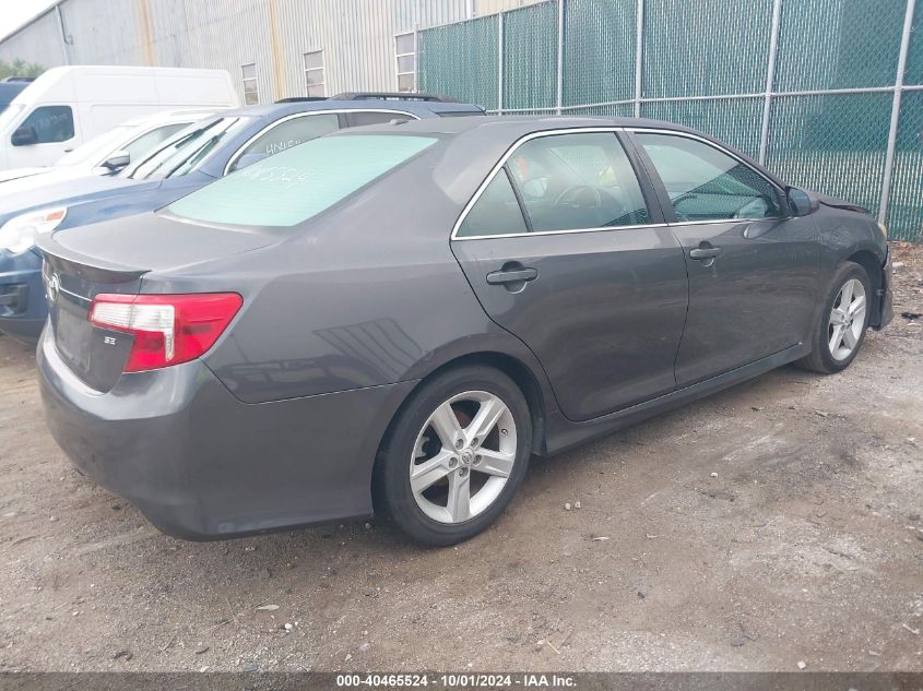 2012 Toyota Camry Se/Le/Xle VIN: 4T1BF1FK4CU126988 Lot: 40465524