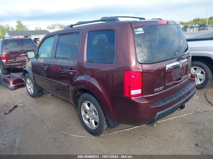 2011 Honda Pilot Ex-L VIN: 5FNYF4H6XBB023579 Lot: 40465533