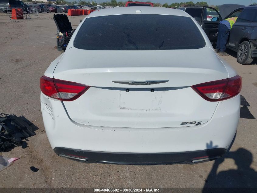 2015 Chrysler 200 S VIN: 1C3CCCBB2FN594174 Lot: 40465602