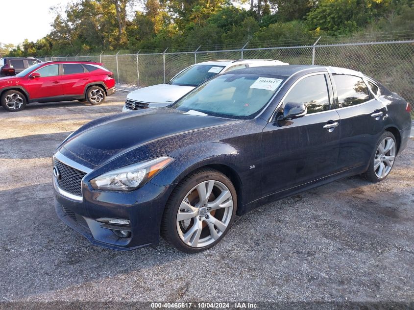 VIN 5XXGM4A72FG444350 2015 INFINITI Q70 no.2