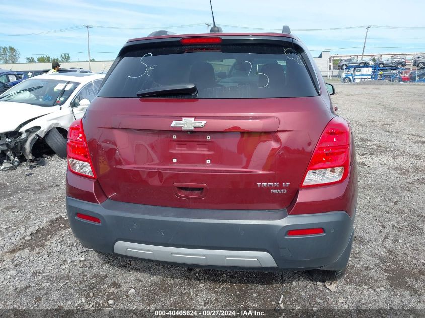 2016 Chevrolet Trax Lt VIN: 3GNCJPSB4GL172179 Lot: 40465624