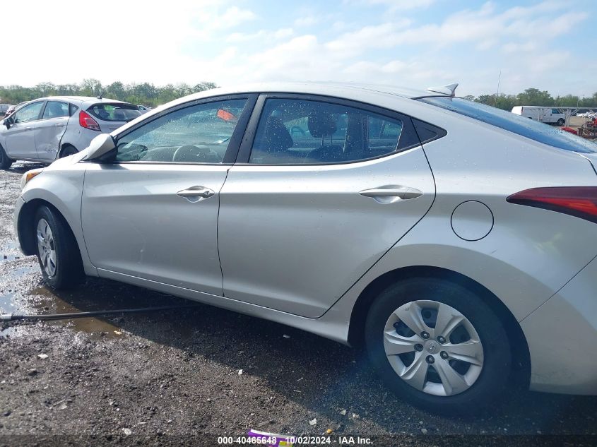 2016 Hyundai Elantra Se VIN: 5NPDH4AE8GH769158 Lot: 40465648