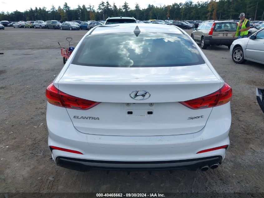 2017 Hyundai Elantra Sport VIN: KMHD04LB9HU358378 Lot: 40465662