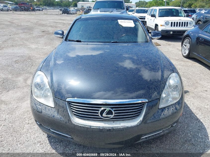 2006 Lexus Sc 430 VIN: JTHFN48Y569002133 Lot: 40465669