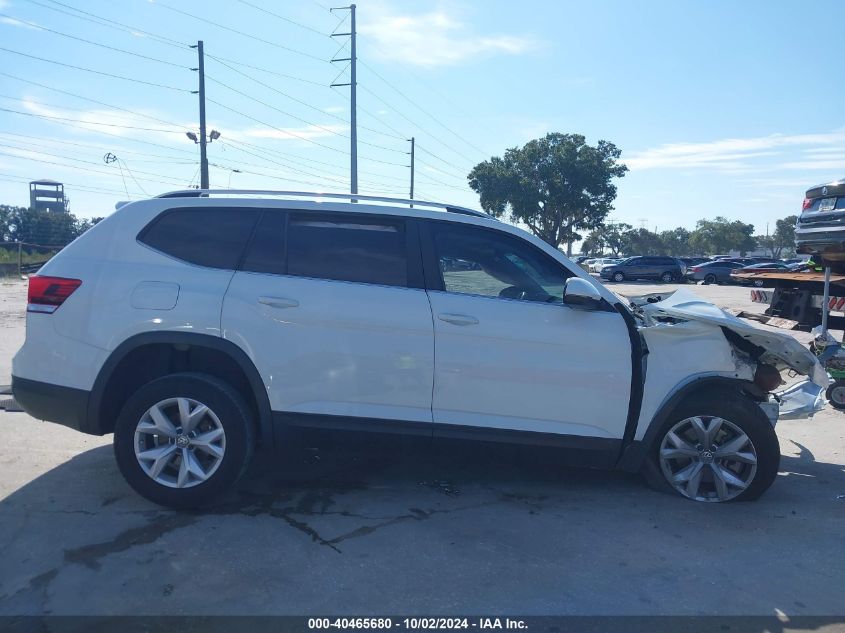 1V2DR2CA4KC540166 2019 Volkswagen Atlas 3.6L V6 Se