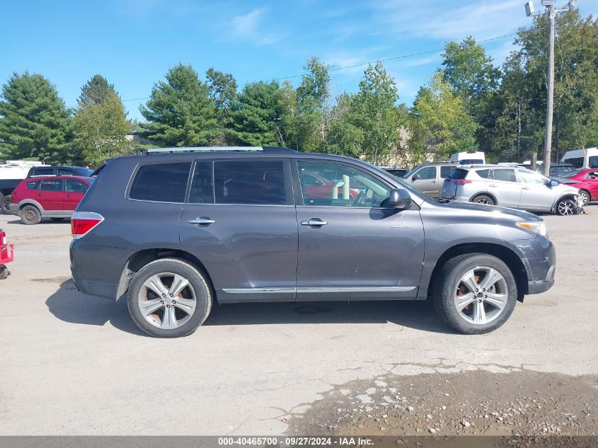 2012 Toyota Highlander Limited V6 VIN: 5TDDK3EH0CS136321 Lot: 40465700