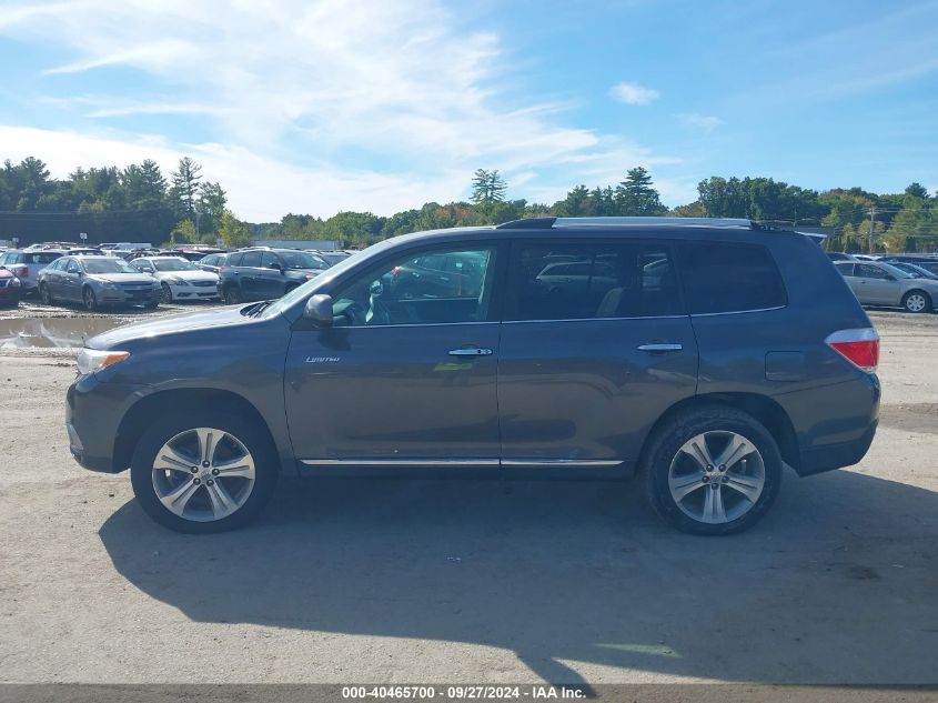 5TDDK3EH0CS136321 2012 Toyota Highlander Limited V6