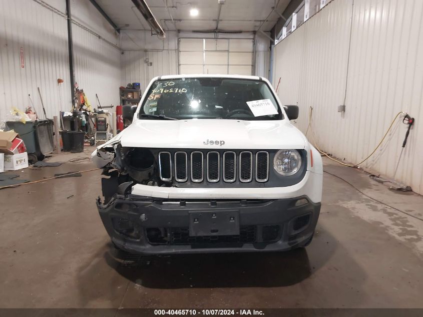 2015 Jeep Renegade Sport VIN: ZACCJBAT0FPB55343 Lot: 40465710