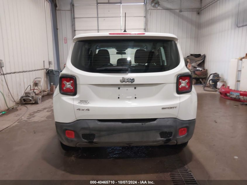 2015 Jeep Renegade Sport VIN: ZACCJBAT0FPB55343 Lot: 40465710