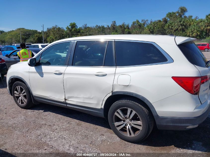 2017 Honda Pilot Ex VIN: 5FNYF5H33HB009043 Lot: 40465727