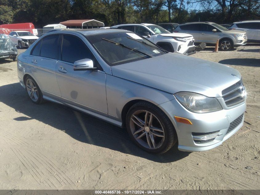 VIN WDDGF4HB0EA945631 2014 MERCEDES-BENZ C 250 no.1