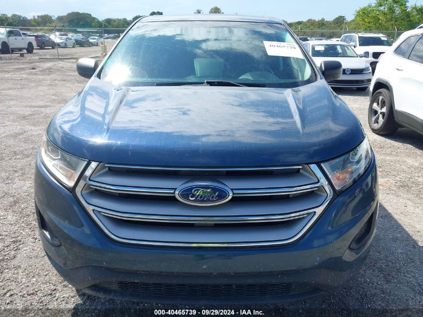 2016 Ford Edge Se VIN: 2FMPK3G90GBC56481 Lot: 40465739