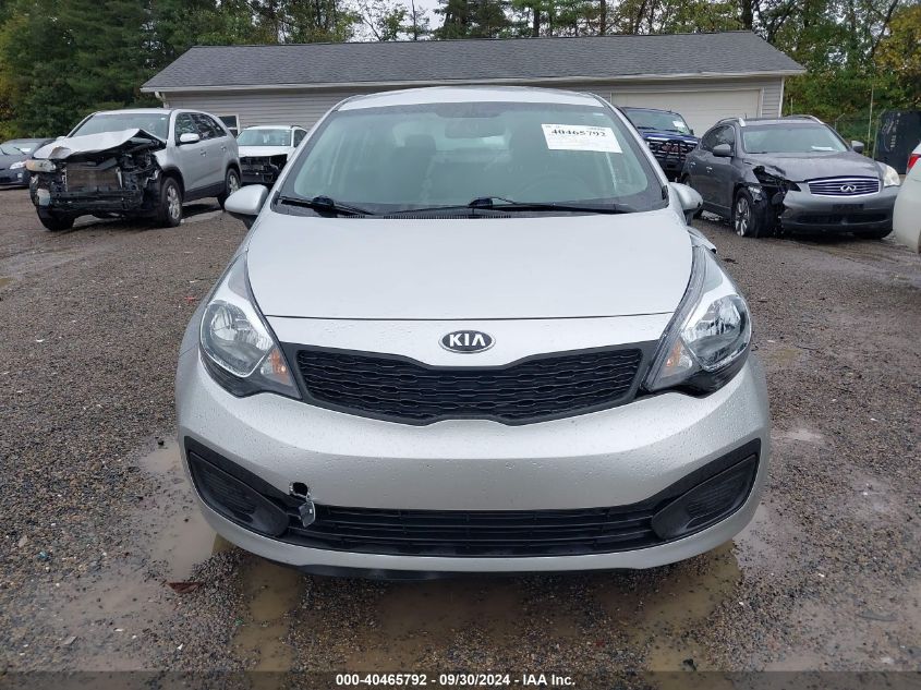 2013 Kia Rio Lx VIN: KNADM4A37D6289724 Lot: 40465792